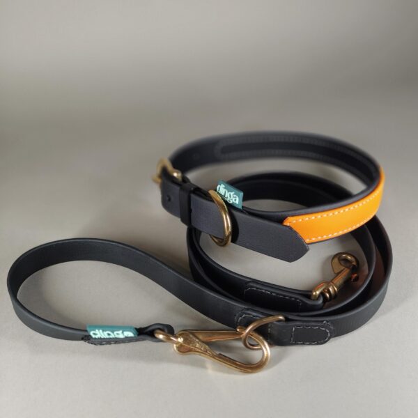 PRONTA CONSEGNA - Set L Black + Light Orange