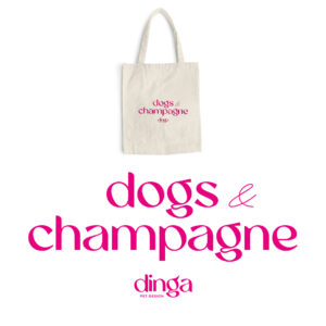 Tote Bag - Dogs & Champagne